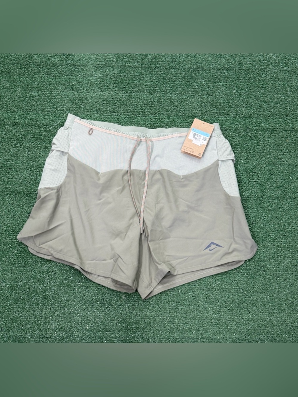 Nike Trail ADV 5” Running Shorts Brief Lined Green Men’s Medium HJ3572-320